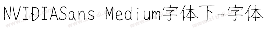 NVIDIASans Medium字体下字体转换